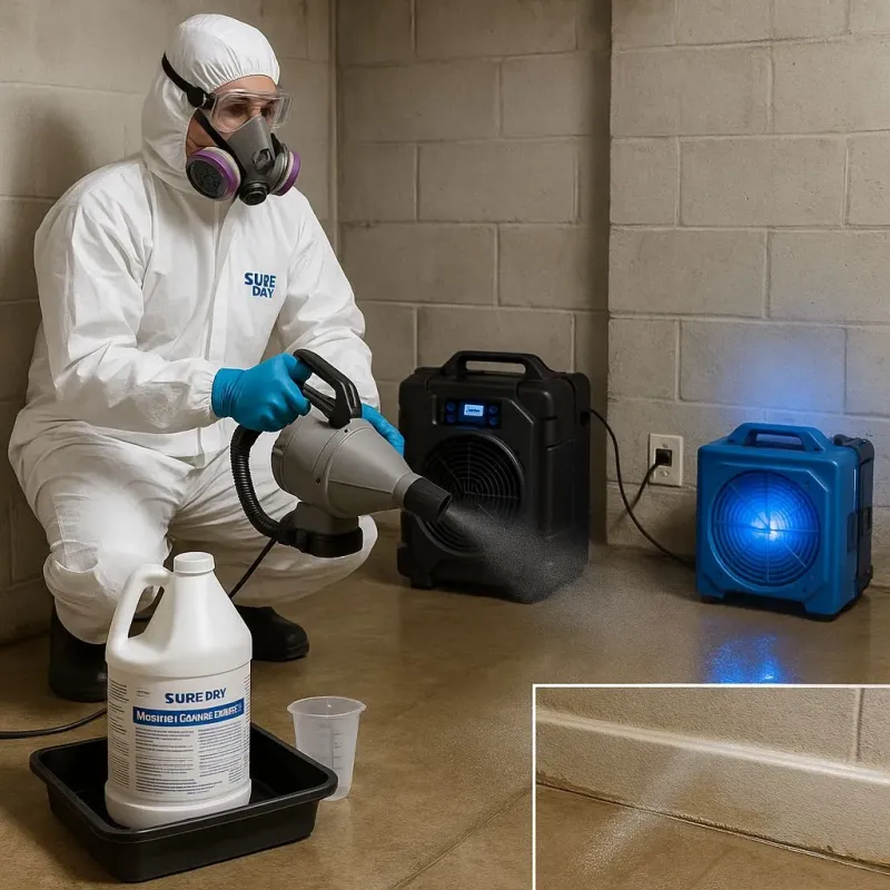 Sanitization and Odor Removal process in Kenmore, WA